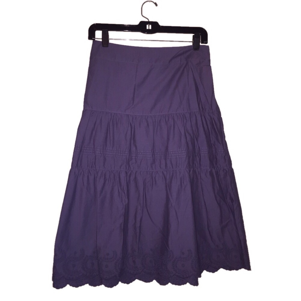 Merona | Navy | Peasant Skirt